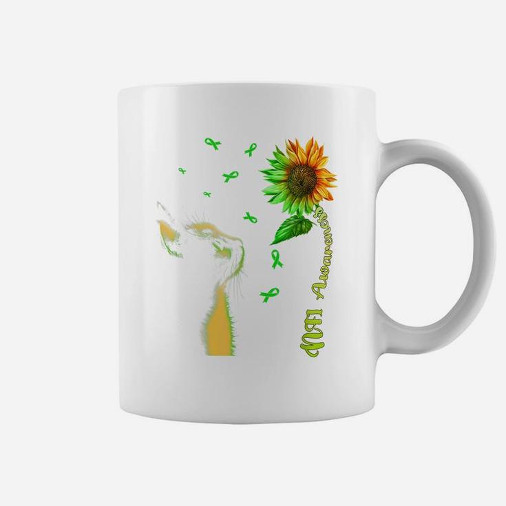 Cat Sunflower Nf1 Awareness Coffee Mug