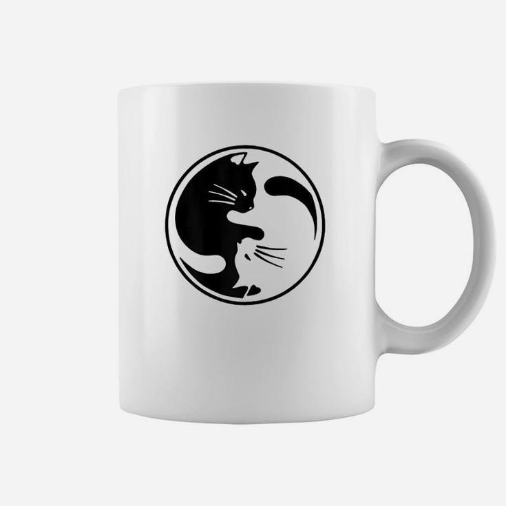 Cat Yin And Yang Coffee Mug