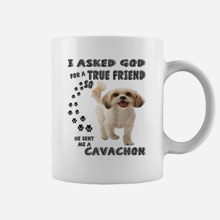 Cavachon Quote Mom, Cavashon Dad Print, Cavalier Bichon Dog Raglan Baseball Tee Coffee Mug