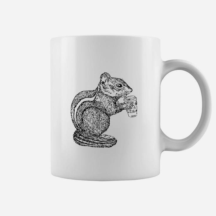 Chipmunk Drinking Coffee Coffee Mug