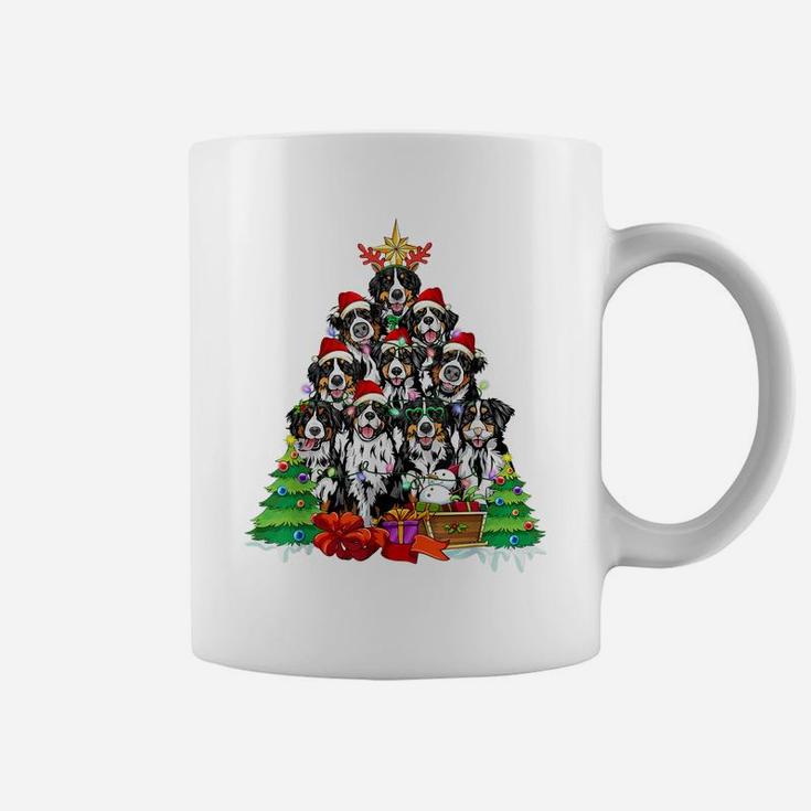Christmas Pajama Bernese Mountain Tree Xmas For Dog Dad Mom Coffee Mug