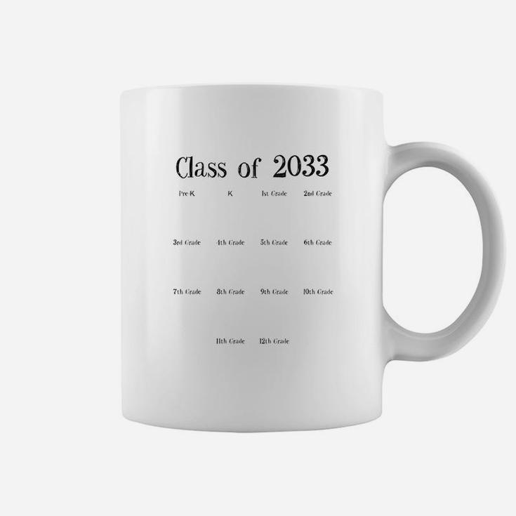 Class Of 2033 Grow With Me Shirt With Space For Handprints Coffee Mug