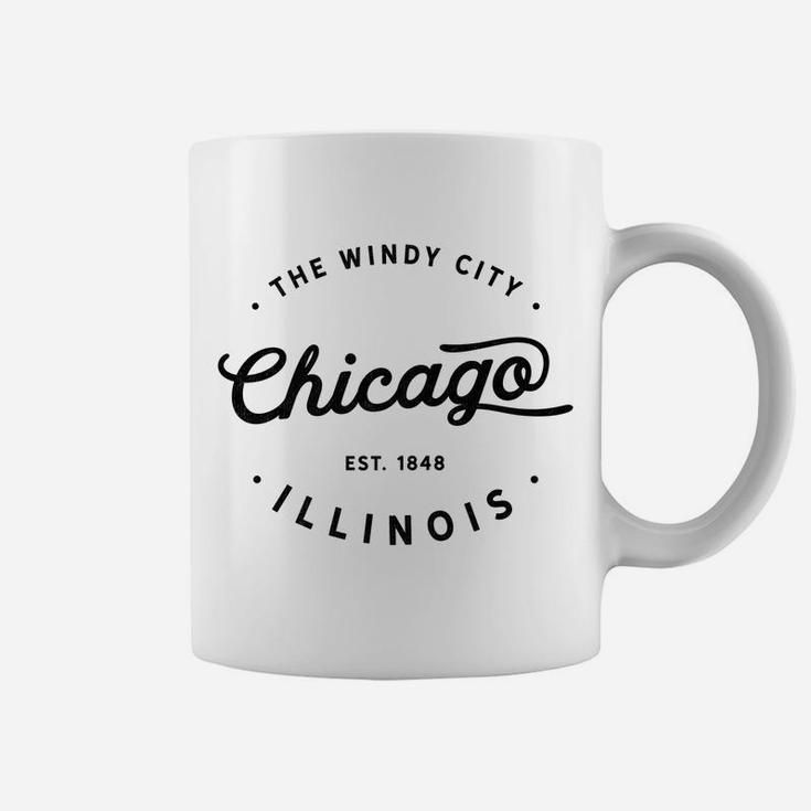 Classic Vintage Retro Chicago Illinois Windy City Sweatshirt Coffee Mug