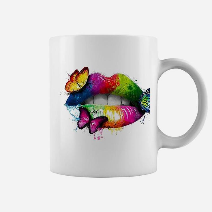 Colorful Lips Coffee Mug