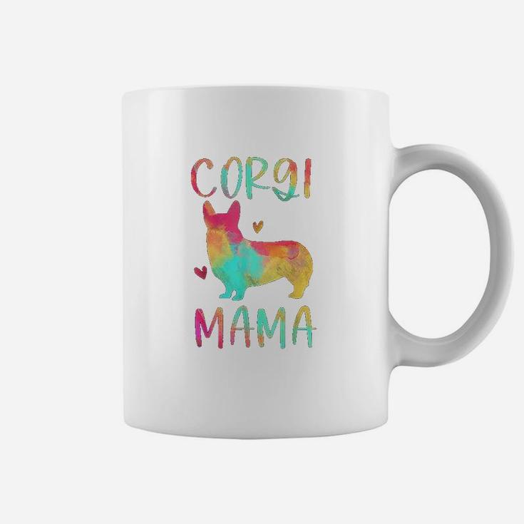 Corgi Mama Colorful Welsh Corgi Gifts Dog Mom Coffee Mug