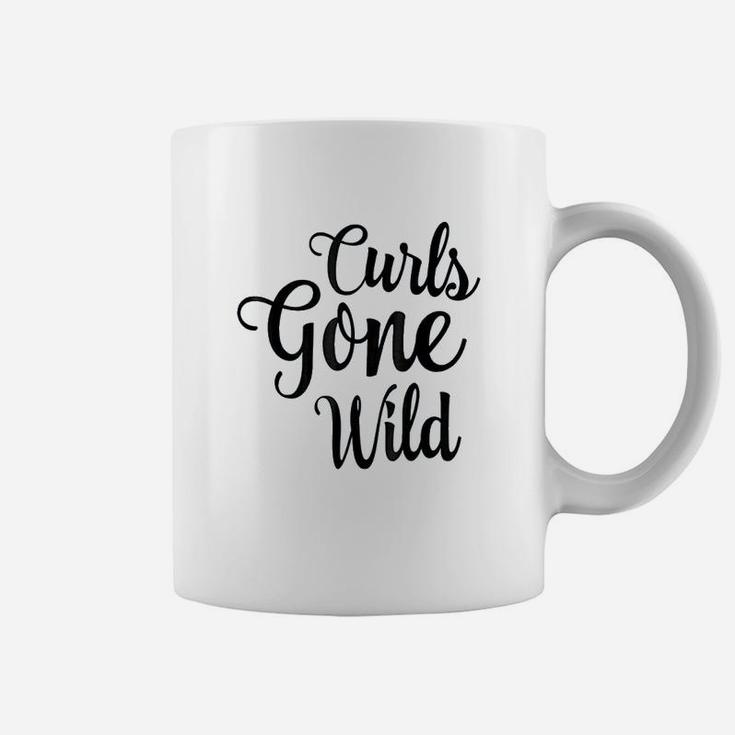 Curls Gone Wild Curly Hair Dont Care Coffee Mug