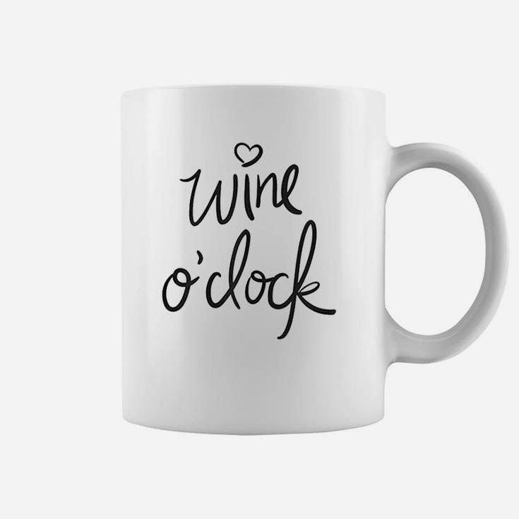 Cute Funny Wine Oclock Quote Great For Holiday Gift Coffee Mug