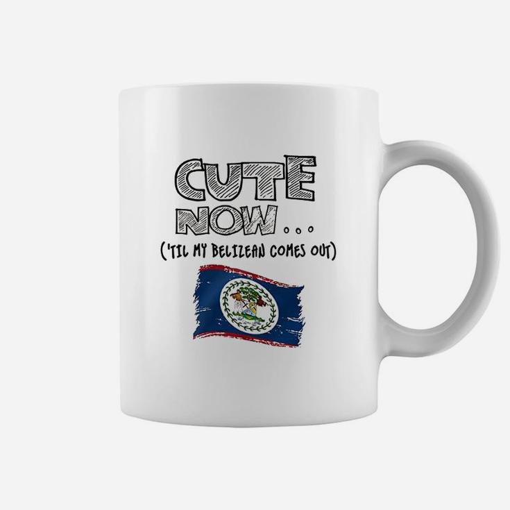 Cute Now Belize 'Til My Belizean Comes Out Coffee Mug