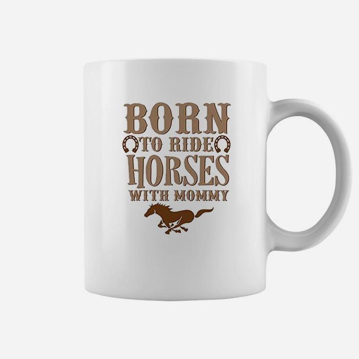 Cute Western Rompers Born To Ride Horses Royaltee Animal Boutique Coffee Mug