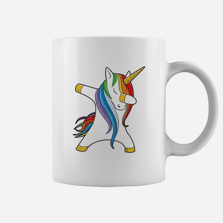 Dabbing Unicorn Rainbow Unicorns Coffee Mug