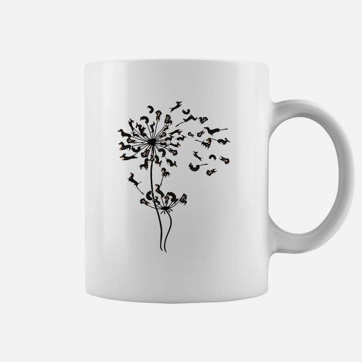 Dachshund Dandelion  Art Coffee Mug