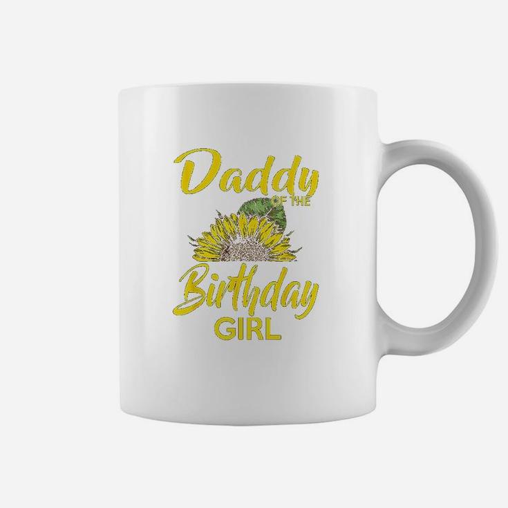 Daddy Of The Birthday Girl Dad Sunflower Gifts Coffee Mug