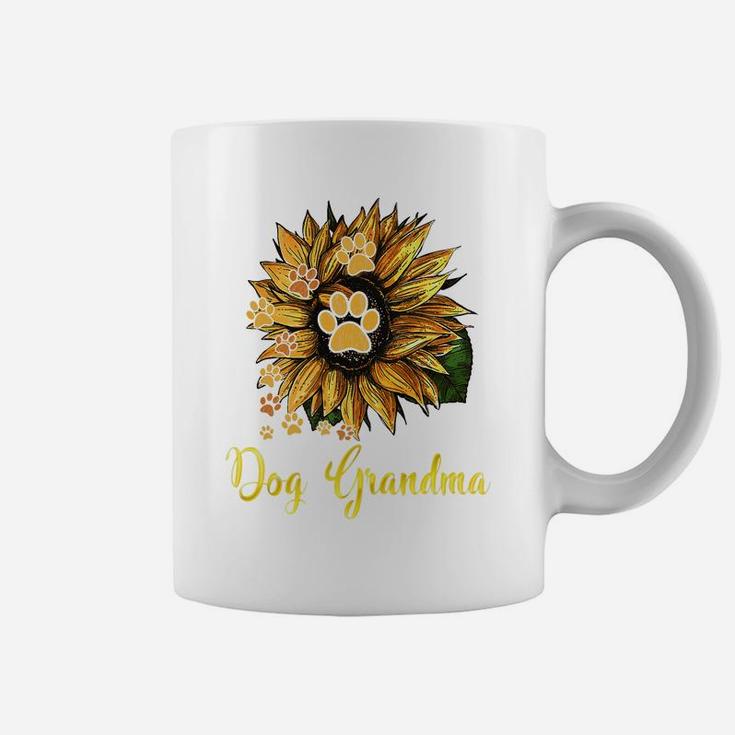 Dog Grandma Sunflower Shirt Funny Cute Family Gifts Apparel Coffee Mug