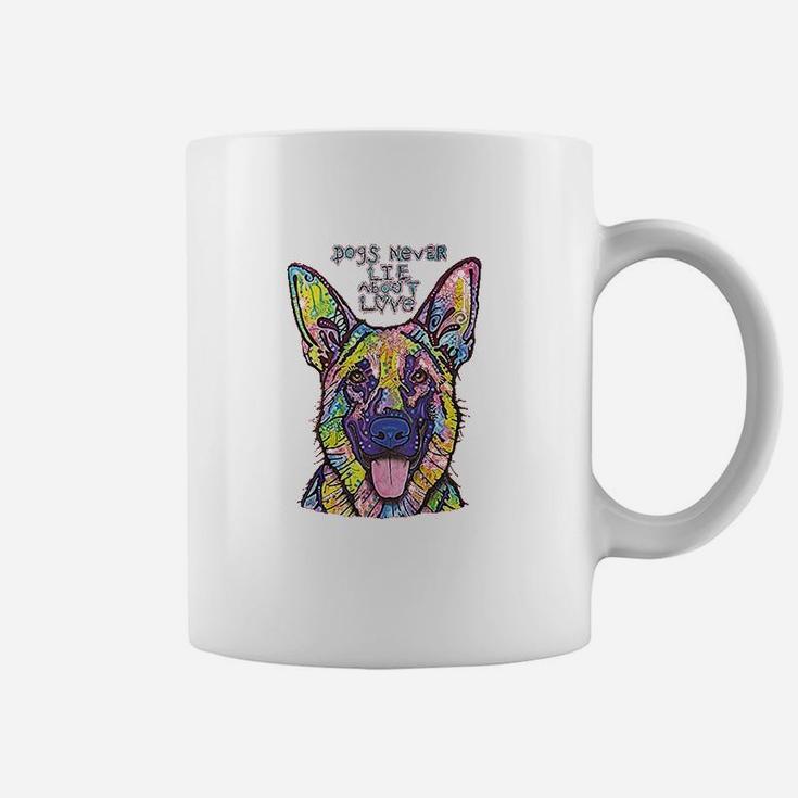 Dogs Never Lie About Love German Shepherd Coffee Mug