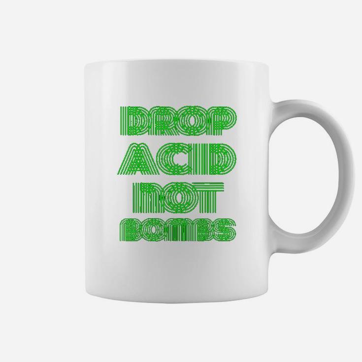 Drop Acid Not Boms Psychedelic Coffee Mug