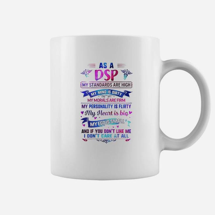 Dsp Nurse Week Big Heart Direct Support Person Caduceus Coffee Mug