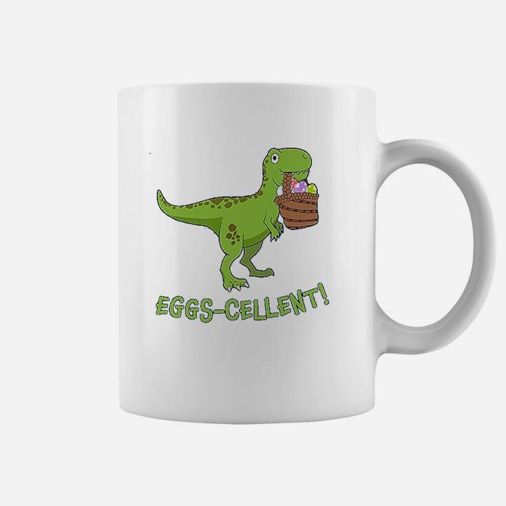 Eggscellent Cute Easter Trex Dinosaur Coffee Mug