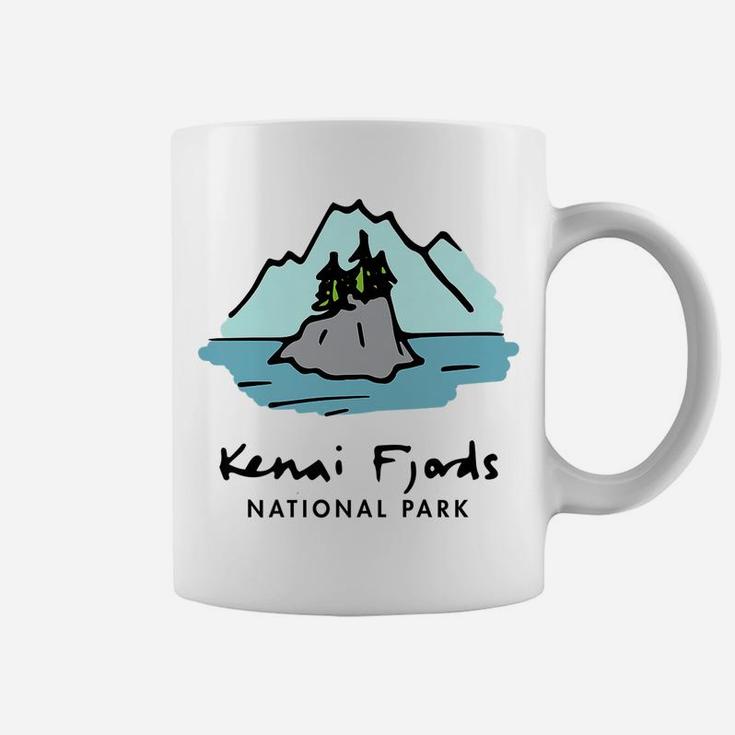 Family Vacation Gift - Retro Kenai Fjords National Park Coffee Mug