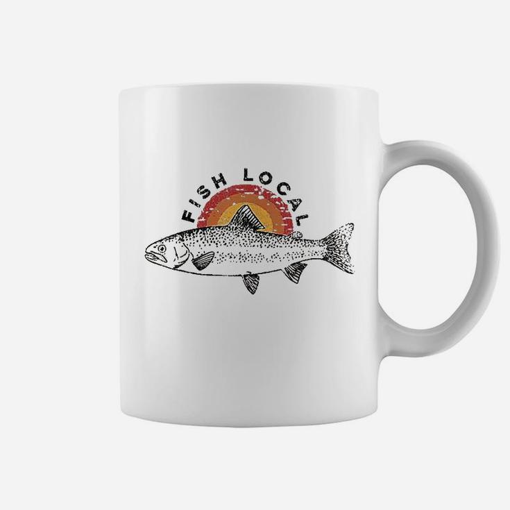 Fish Local Bass Graphic Coffee Mug