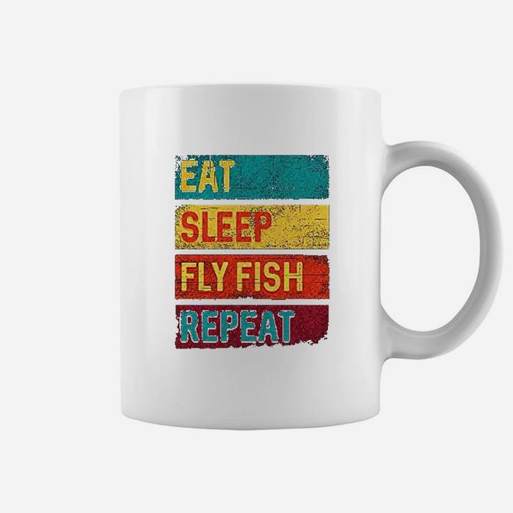 Fishing Eat Sleep Fly Fish Repeat Coffee Mug