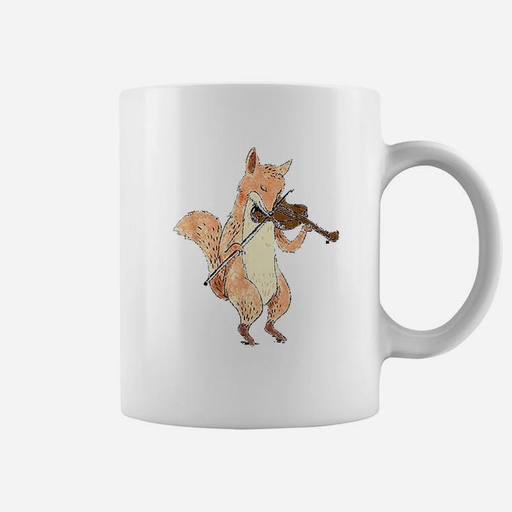 Fox Playing Violin Coffee Mug