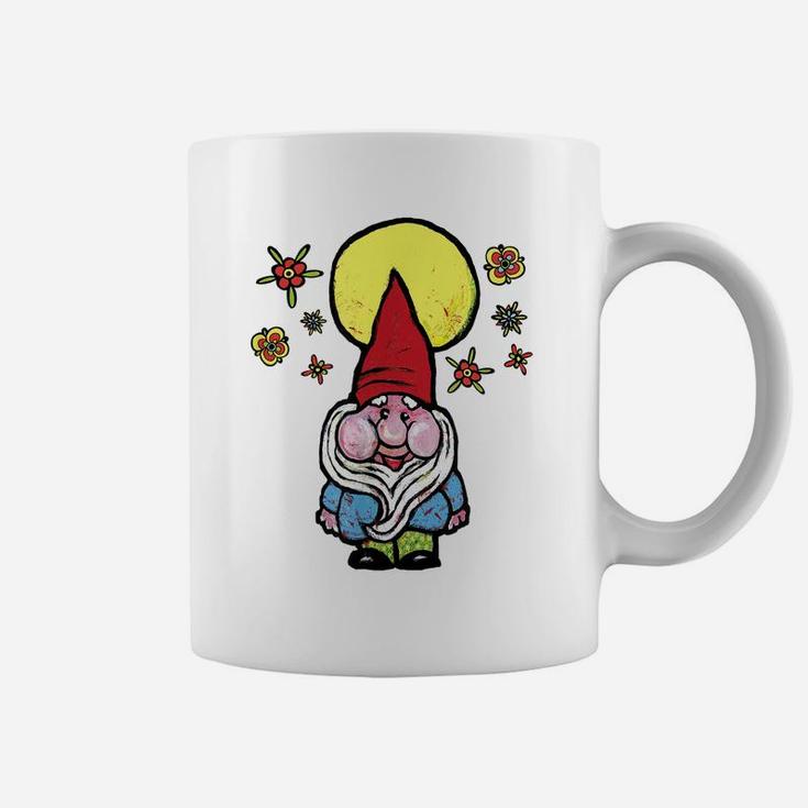 Garden Gnome Magical Happy Faerie Design Coffee Mug