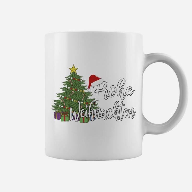 German Matching Present Merry Christmas Frohe Weihnachten Sweatshirt Coffee Mug