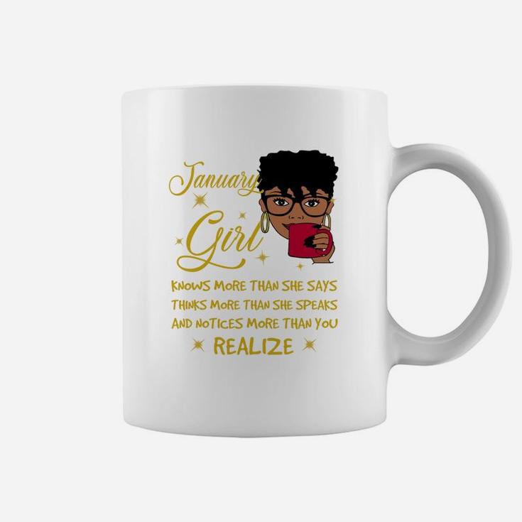 Girl Was Born In January Coffee Mug