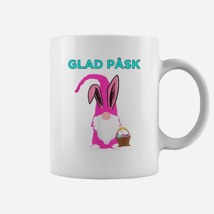 Glad Pask Happy Easter Bunny Tomte Gnome Nisse Coffee Mug