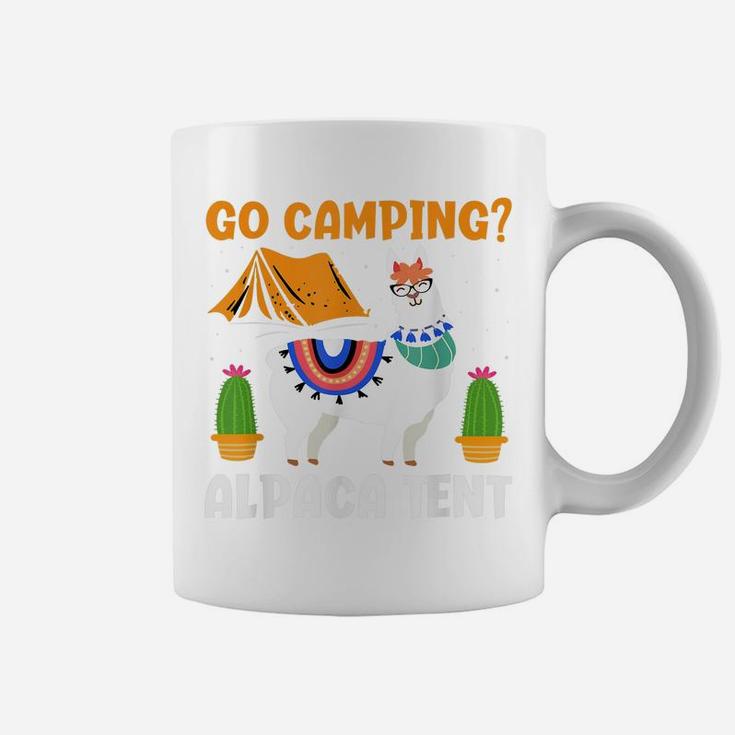 Go Camping Alpaca Tent - Funny Llama Lover Camper Coffee Mug
