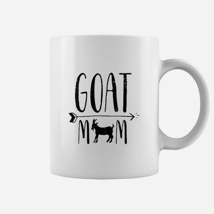 Goat Mom For Pet Owner Or Farmer Black Coffee Mug