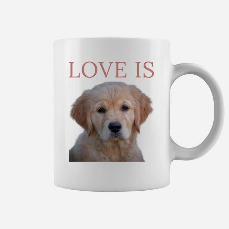 Golden Retriever Shirt Dog Mom Dad Love Puppy Pet Tee Cute Coffee Mug
