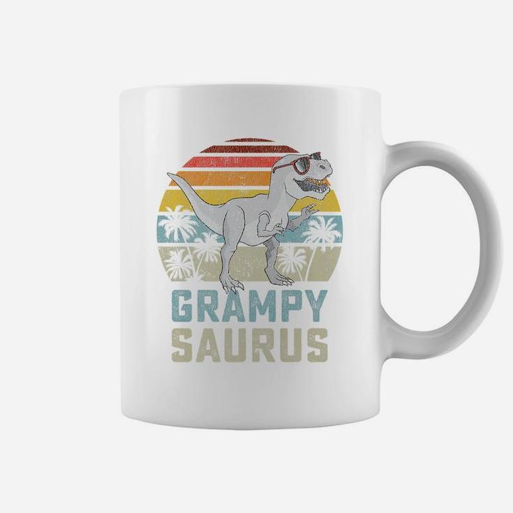 Grampysaurus T Rex Dinosaur Grampy Saurus Family Matching Coffee Mug