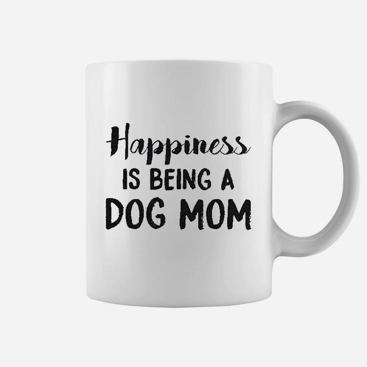 Happiness Is Being A Dog Mom Cute Funny Animal Lover Puppy Coffee Mug