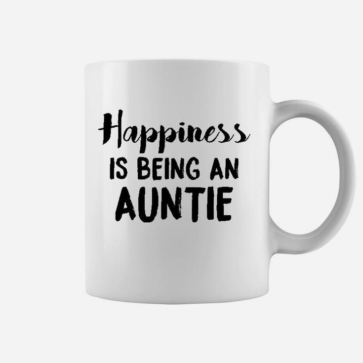 Happiness Is Being An Auntie Funny For Best Aunt Coffee Mug