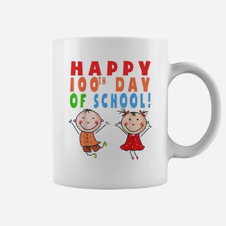 Happy 100Th Day Of School Teacher Student Funny Gift Coffee Mug
