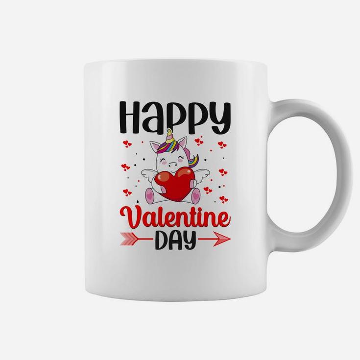 Happy Valentine Day Unicorn Gift Happy Valentines Day Coffee Mug