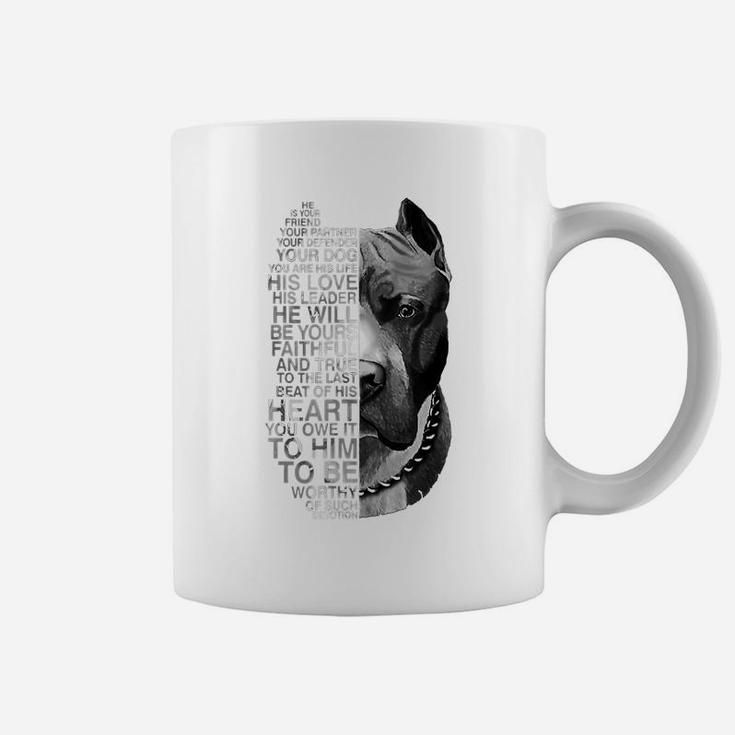 He Is Your Friend Your Partner Your Dog Pitbull Coffee Mug