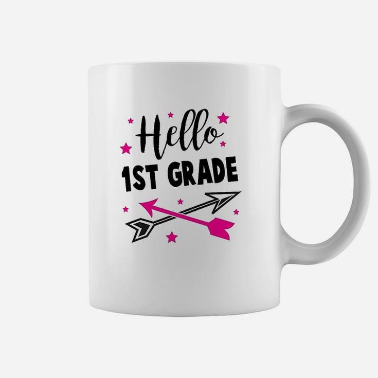 Hello 1St Grade With Stars Youth Coffee Mug