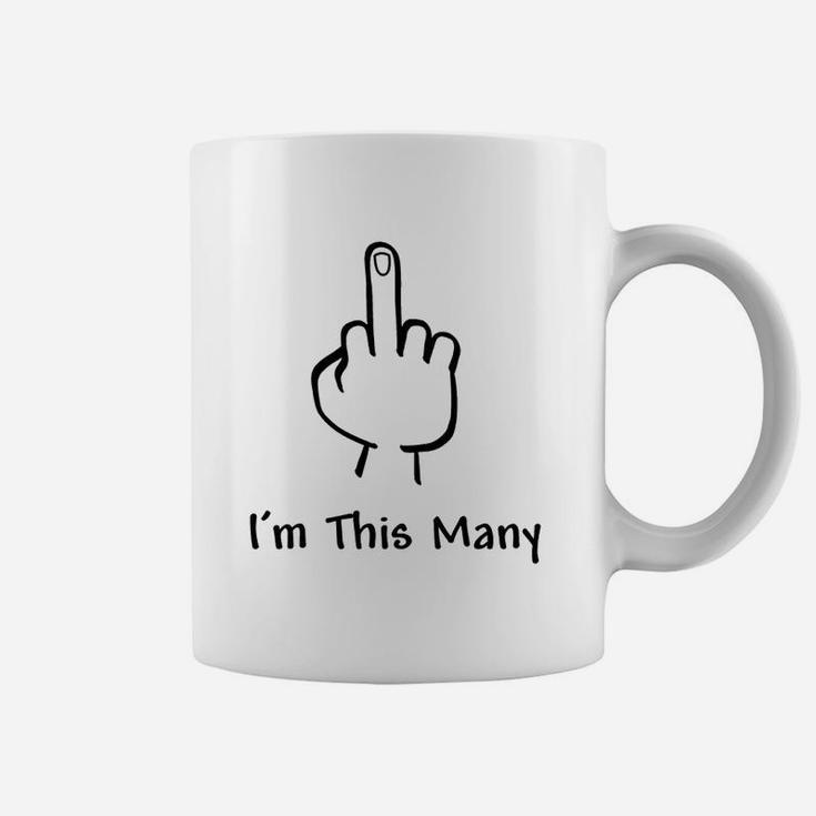 I Am This Many Coffee Mug