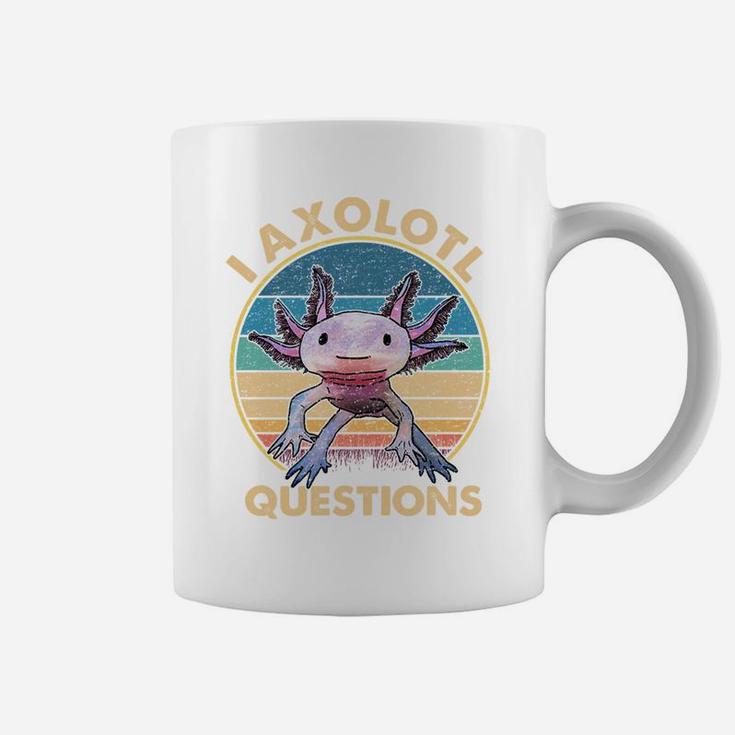 I Axolotl Question Shirt Kid Funny Cute Axolotl Coffee Mug