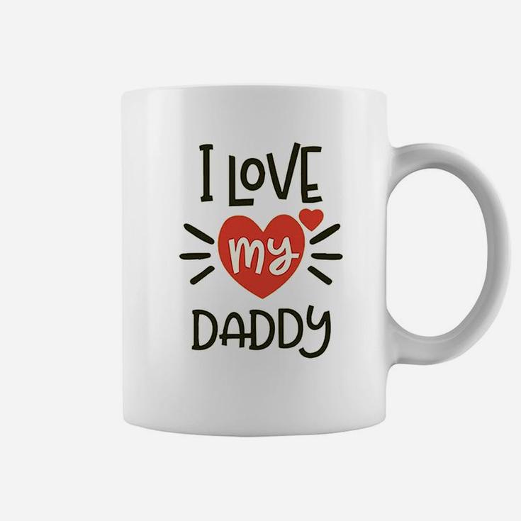 I Heart My Daddy Love Dad Coffee Mug