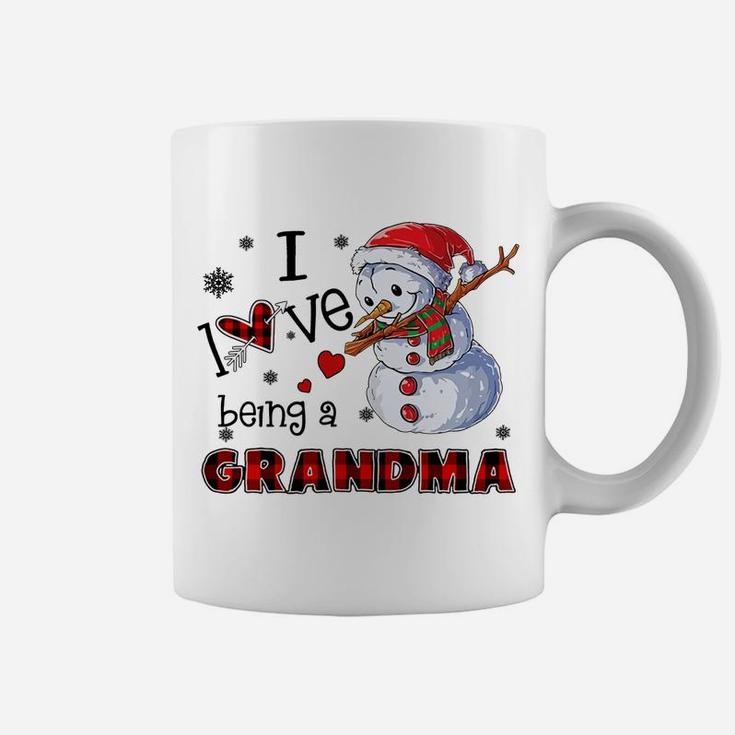 I Love Being A Grandma | Dabbing Snowman Christmas Grandma Sweatshirt Coffee Mug