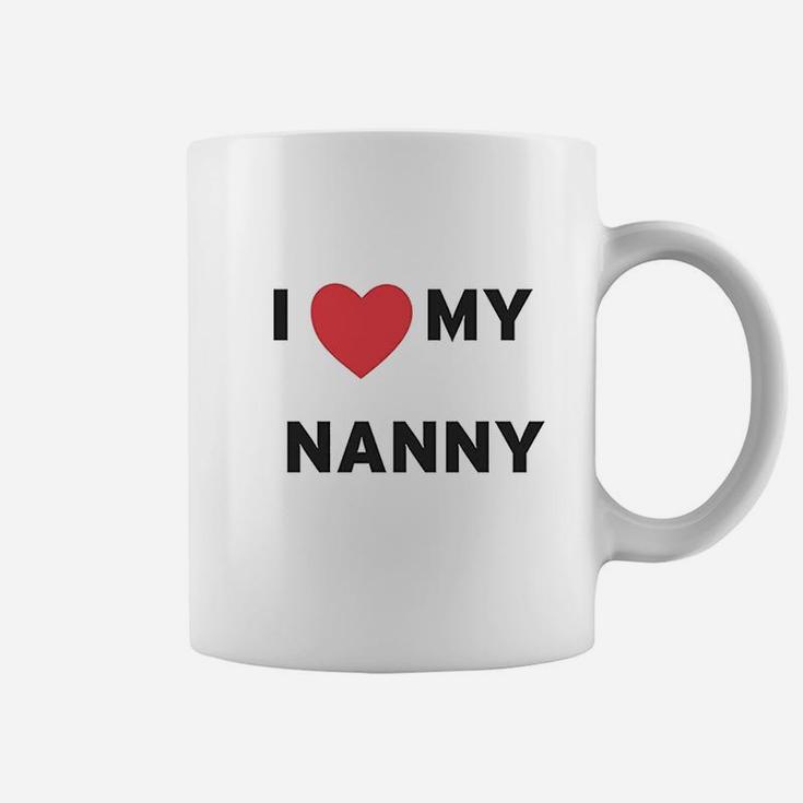 I Love Heart My Nanny Coffee Mug