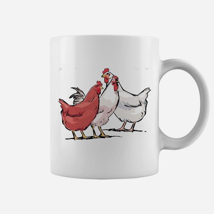 I Love My Ladies Chicken Farmer Crazy Lady Christmas Gift Sweatshirt Coffee Mug