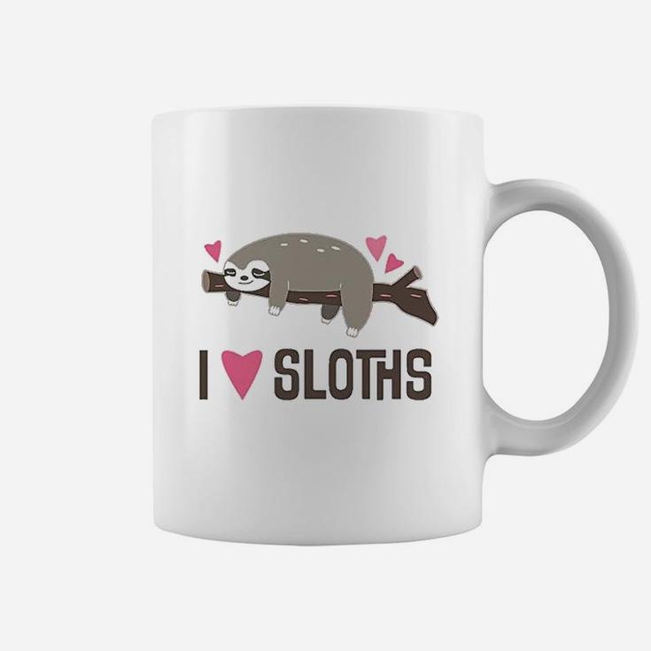I Love Sloths Coffee Mug