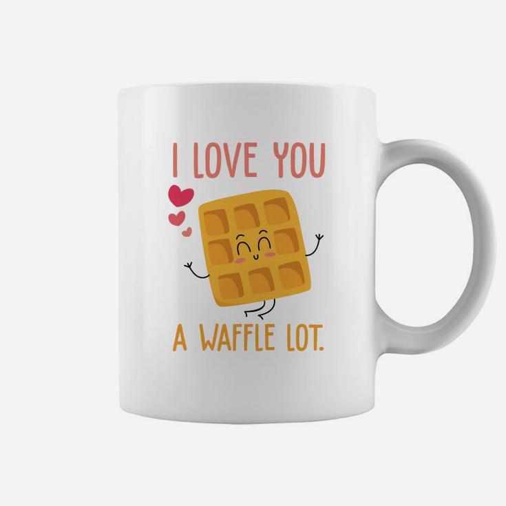 I Love You A Waffle Lot Valentine Day Gift Happy Valentines Day Coffee Mug