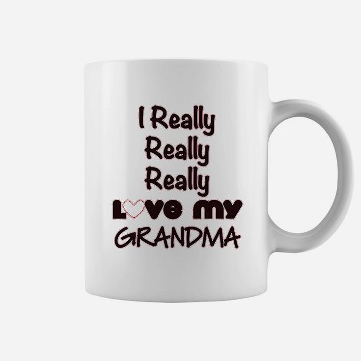 I Really Love My Grandma Grandmother Coffee Mug