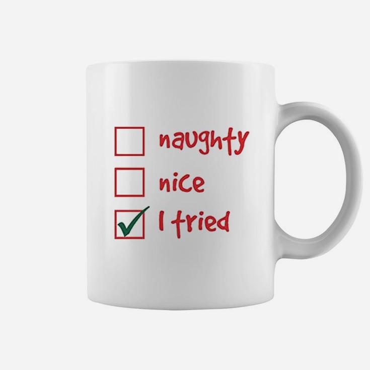 I Tried Checklist Coffee Mug