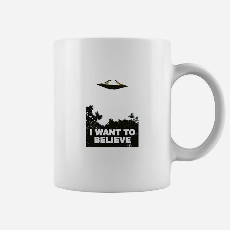 I Want To Believe Area  51 Ufo Alien Abduction Coffee Mug